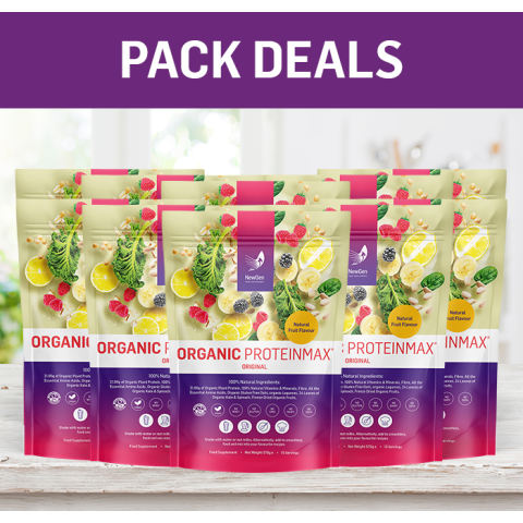 12% off today - 10 x Organic ProteinMax (Original) Super Family Pack - Pack Deal!